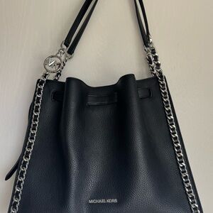 Michael Kors Black Chain Shoulder Bag